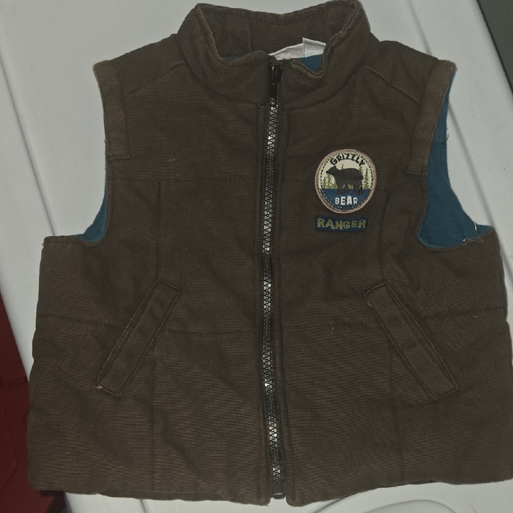 Brown Baby Headquarters Vest